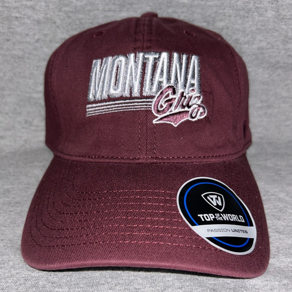 🐻🏟️ University of Montana GRIZ Grizzlies Marquee Hat 🏟️🐻